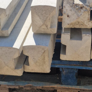 Concrete corner and end posts
